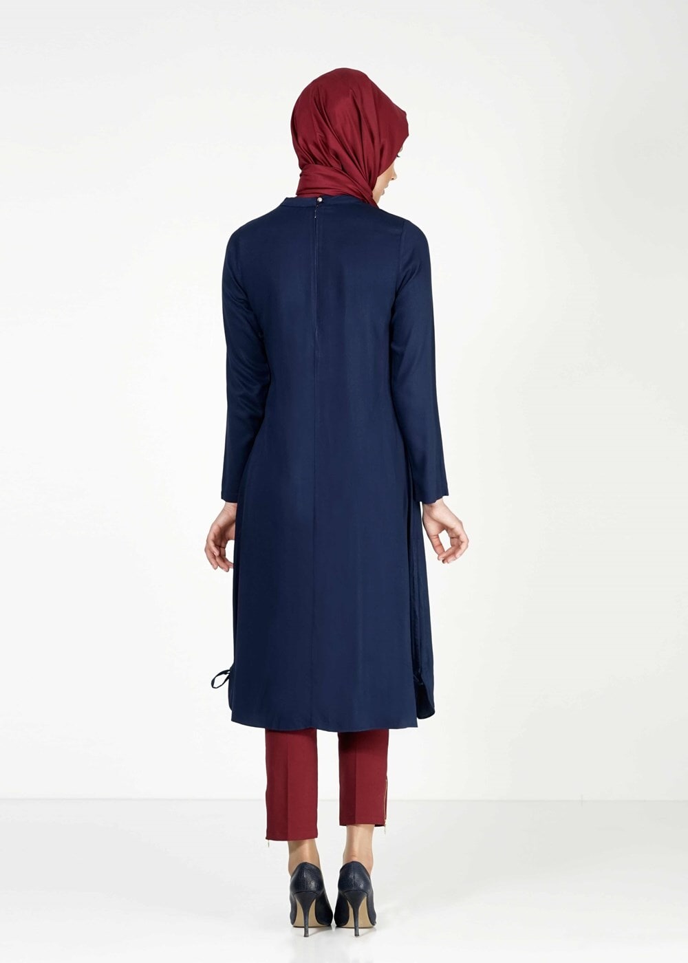 Tesettür giyim LACİVERT BASIC TUNİK 4334 