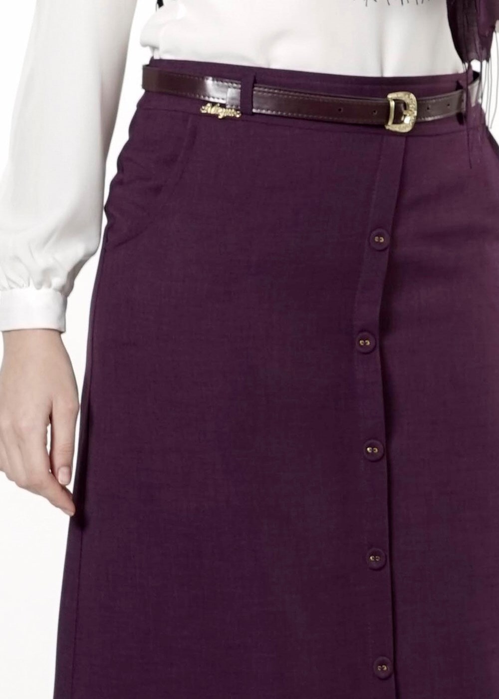 Tesettür giyim MOR 394 ETEK