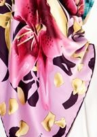 Tesettür giyim MOR T 27615 Çiçek Desenli Eşarp