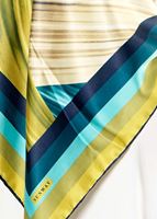 Tesettür giyim YEŞİL T 27623 Karışık Desenli Eşarp