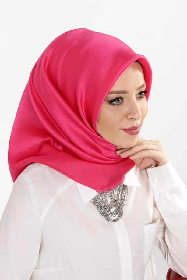 Vêtements hijab ROSE T 27628 Düz Renk Eşarp - TRENDTESETTÜR