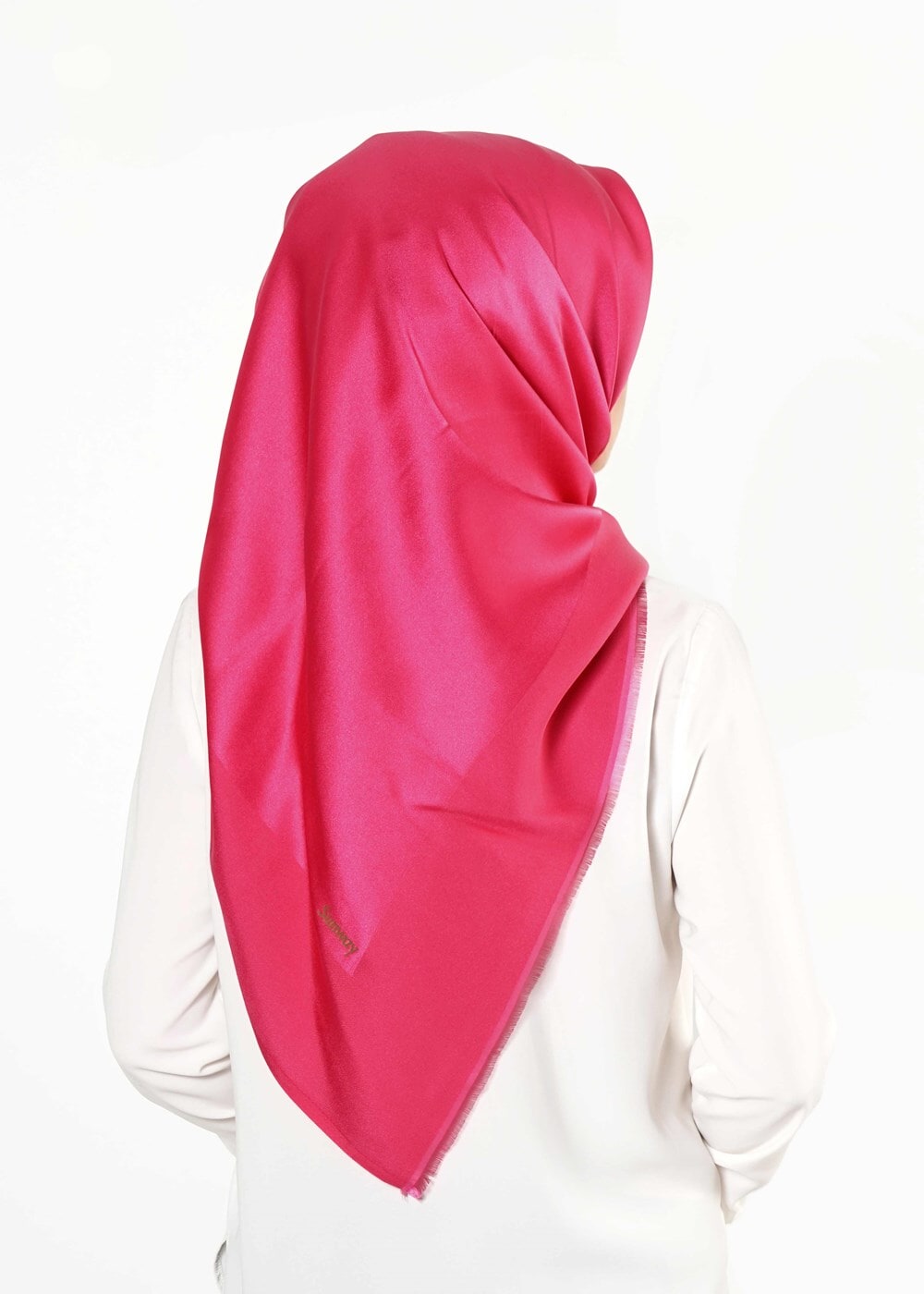 Vêtements hijab ROSE T 27628 Düz Renk Eşarp