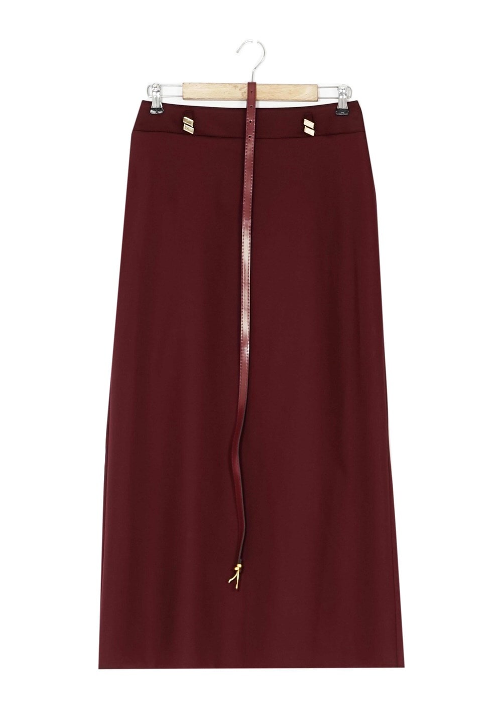 Tesettür giyim BORDO 1246 ETEK