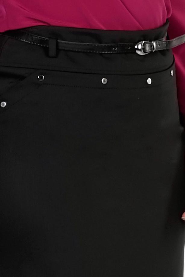 Tesettür giyim SİYAH 1251 ETEK - TRENDTESETTÜR