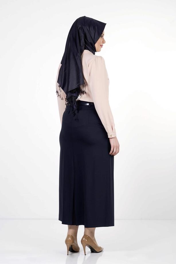 Tesettür giyim LACİVERT 1251 ETEK - TRENDTESETTÜR