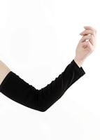 Tesettür giyim SİYAH DANTELSİZ KOLLUK 30057 