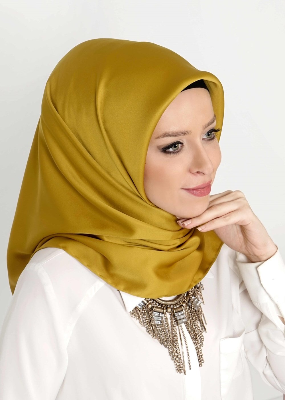 Hijab clothing YELLOW SCARF 27600 