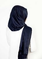 Vêtements hijab BLEU MARINE T 28013 Polo İpeksi Şal