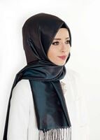 Tesettür giyim KAHVE T 28013 Polo İpeksi Şal