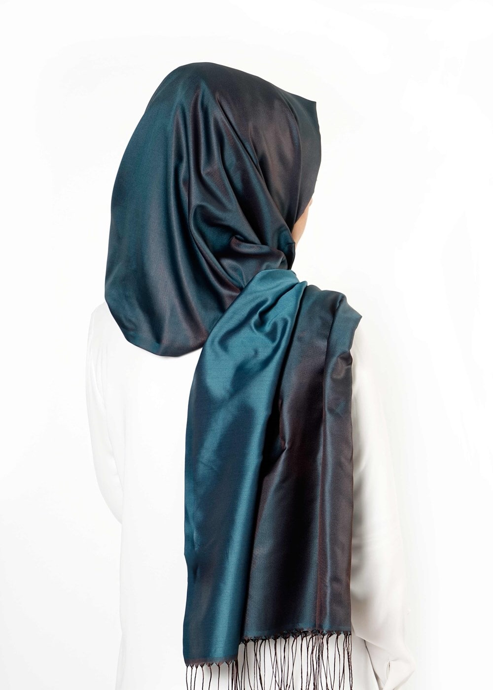 Tesettür giyim KAHVE T 28013 Polo İpeksi Şal