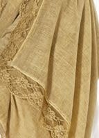 Tesettür giyim ALTIN T 7505-1 Koton Dantel Şal