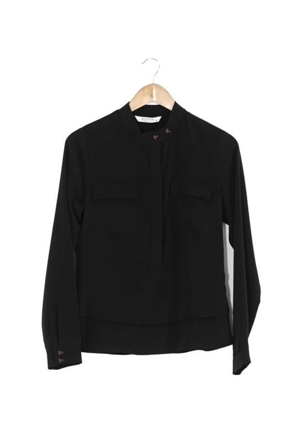 Vêtements hijab  HIDDEN BUTTONED BLOUSE 8638 - TRENDTESETTÜR