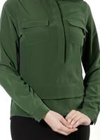 Vêtements hijab VERT CHEMISIER À BOUTONNÉ 8638 