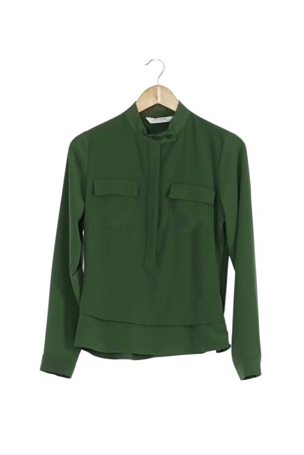 Vêtements hijab  HIDDEN BUTTONED BLOUSE 8638 - TRENDTESETTÜR