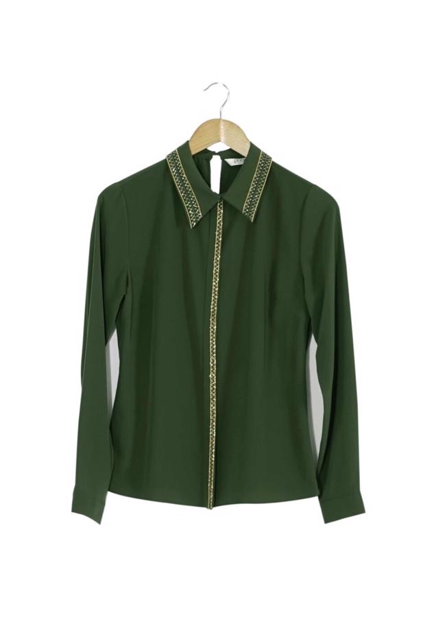 Vêtements hijab  EMBELLISHED BLOUSE 8653  - TRENDTESETTÜR