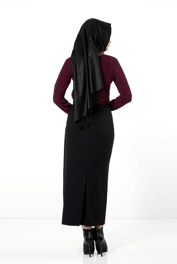 Vêtements hijab  EMBELLISHED BLOUSE 8653  - TRENDTESETTÜR
