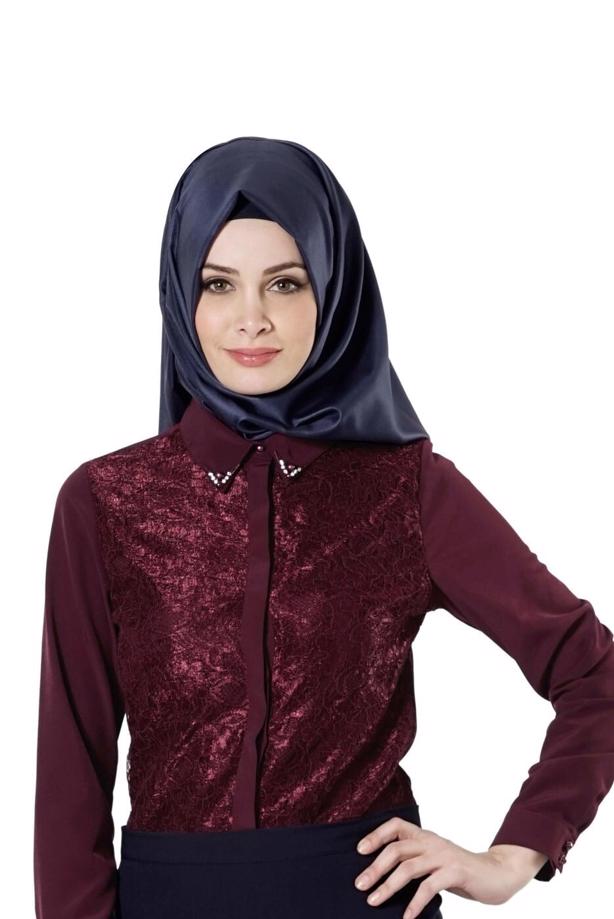 Vêtements hijab  LACY BLOUSE 8655  - TRENDTESETTÜR
