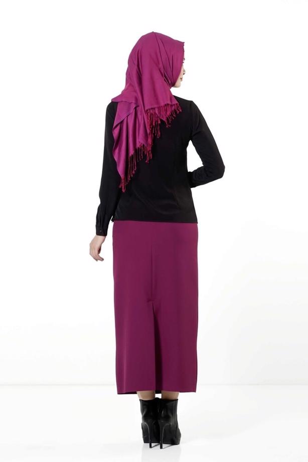 Vêtements hijab  EMBELLISHED BLOUSE 8661  - TRENDTESETTÜR