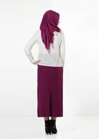 Hijab clothing ECRU EMBELLISHED BLOUSE 8661 