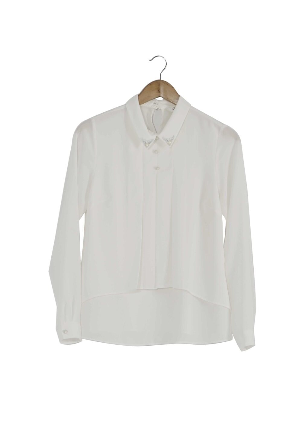 Hijab clothing ECRU EMBELLISHED BLOUSE 8661 