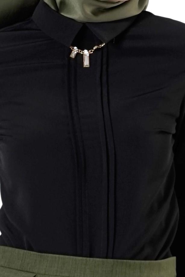 Vêtements hijab  CHIFFON BLOUSE 8668  - TRENDTESETTÜR