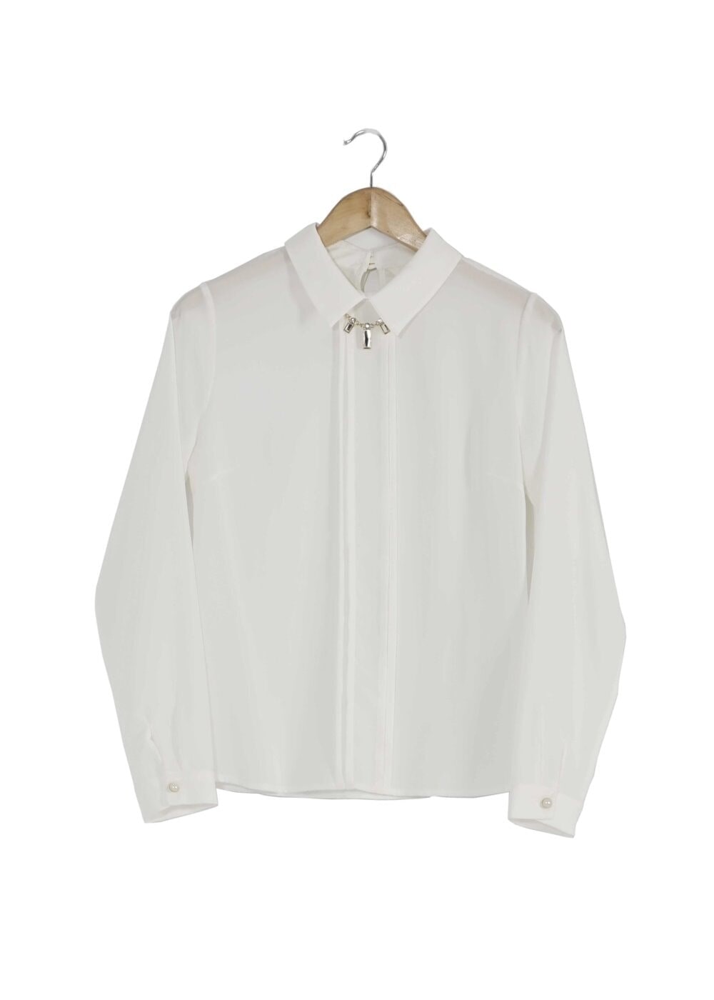 Vêtements hijab ÉCRU CHEMISIER EN MOUSSELINE 8668 