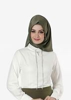 Vêtements hijab ÉCRU TUNIQUE À EMBELLIE 8671 