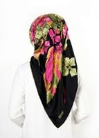 Vêtements hijab VERT T 27630 Piramit Rayon Eşarp