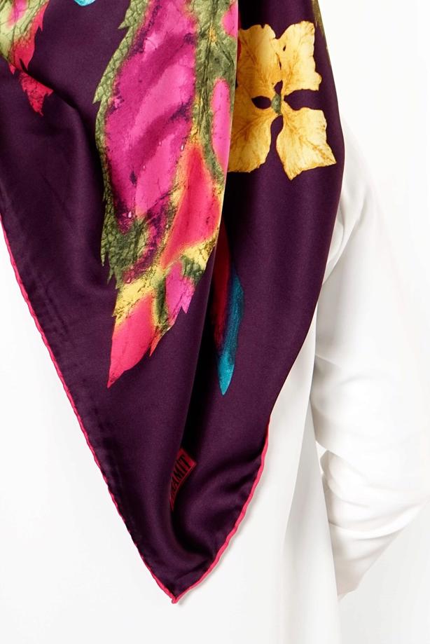 Vêtements hijab POURPRE T 27630 Piramit Rayon Eşarp - TRENDTESETTÜR