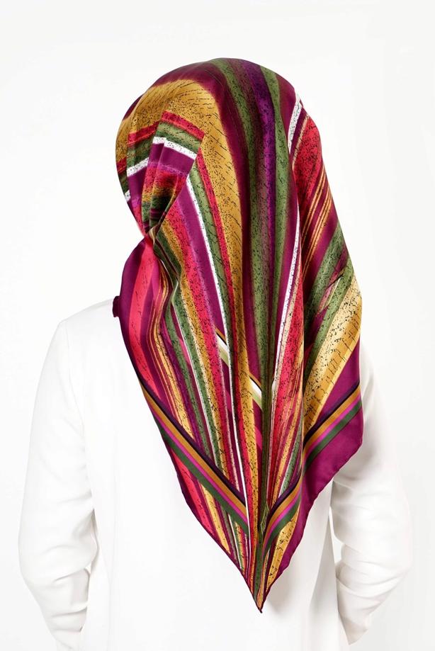 Vêtements hijab FUCHSIA T 27631 Piramit Rayon Eşarp - TRENDTESETTÜR