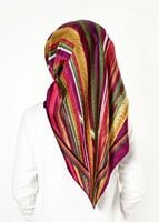 Tesettür giyim FUŞYA T 27631 Piramit Rayon Eşarp