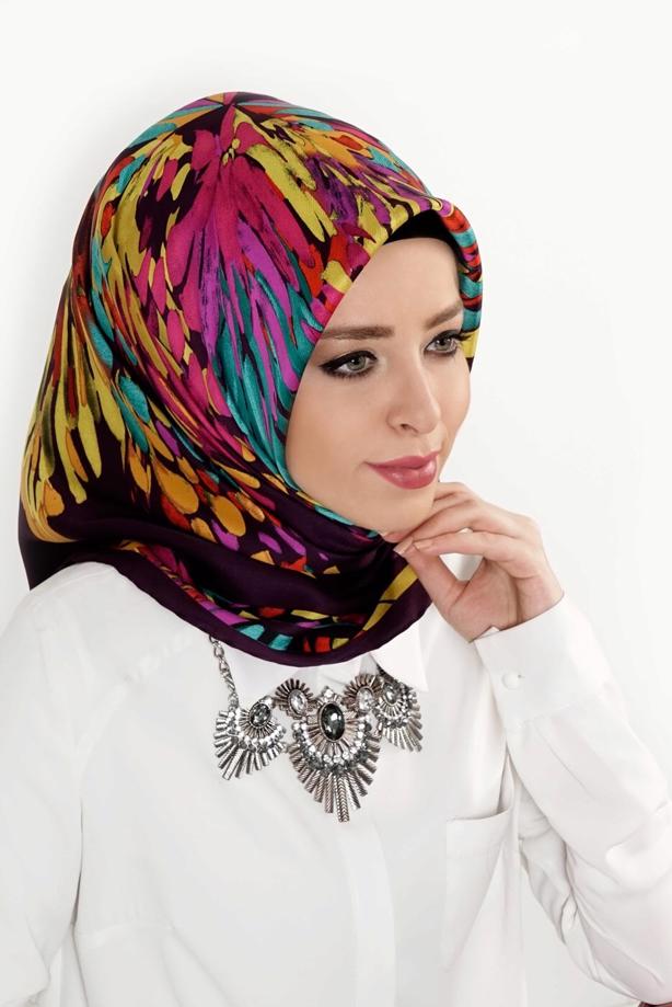 Vêtements hijab  T 27632 Piramit Rayon Eşarp - TRENDTESETTÜR