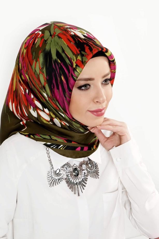 Vêtements hijab  T 27632 Piramit Rayon Eşarp - TRENDTESETTÜR