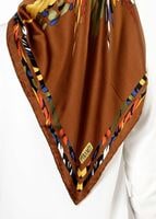 Vêtements hijab BRUN T 27632 Piramit Rayon Eşarp