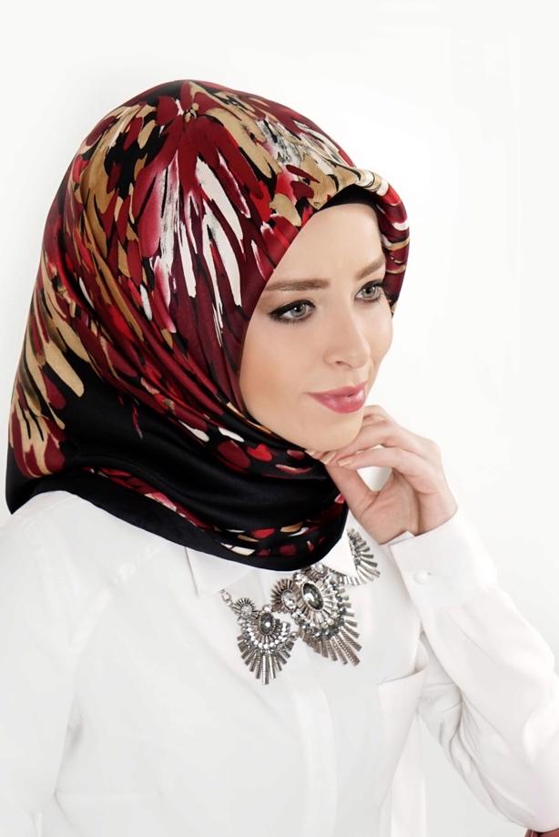 Vêtements hijab  T 27632 Piramit Rayon Eşarp - TRENDTESETTÜR
