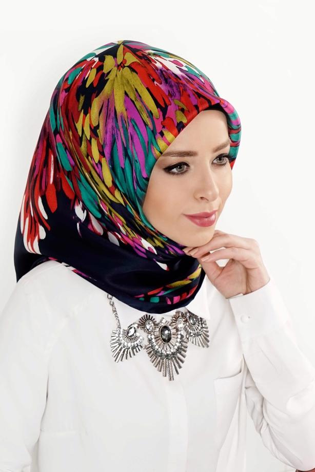 Vêtements hijab  T 27632 Piramit Rayon Eşarp - TRENDTESETTÜR
