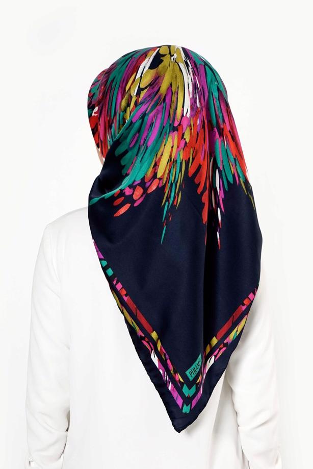 Vêtements hijab  T 27632 Piramit Rayon Eşarp - TRENDTESETTÜR