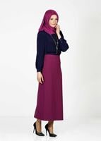 Tesettür giyim LACİVERT 4368 BLUZ