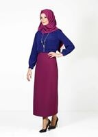 Tesettür giyim LACİVERT 4368 BLUZ