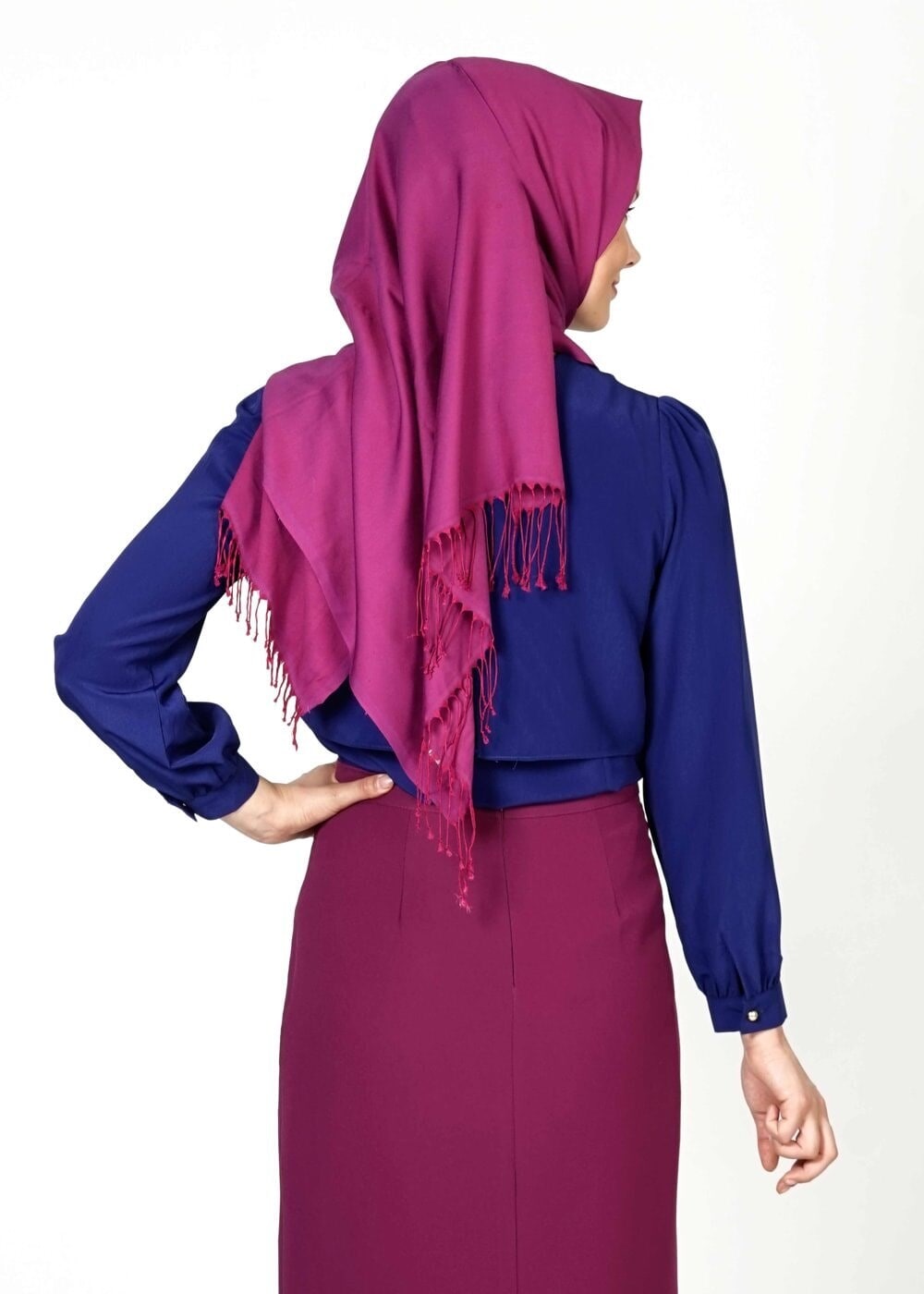 Tesettür giyim LACİVERT 4368 BLUZ