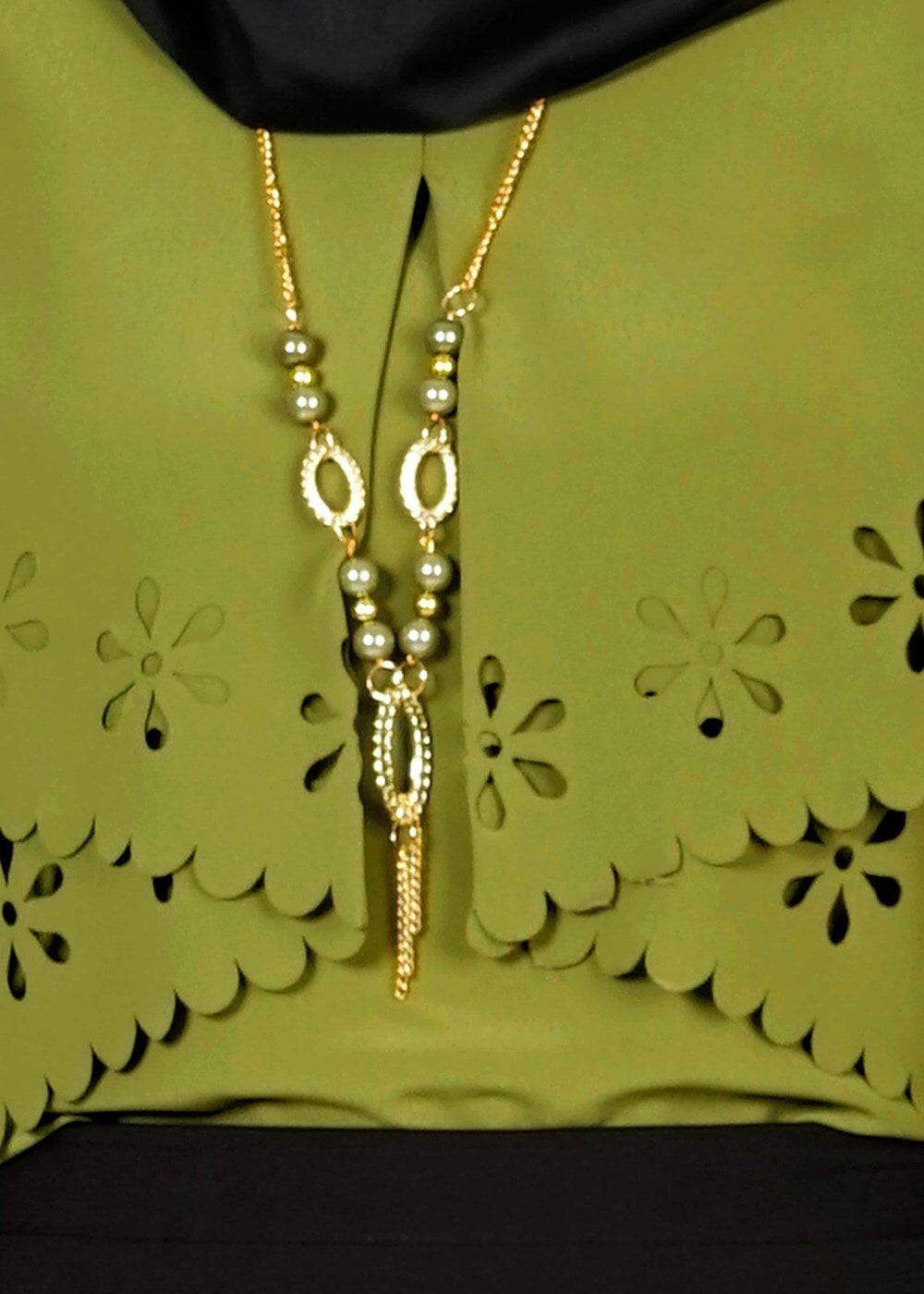 Tesettür giyim YEŞİL 4388 BLUZ