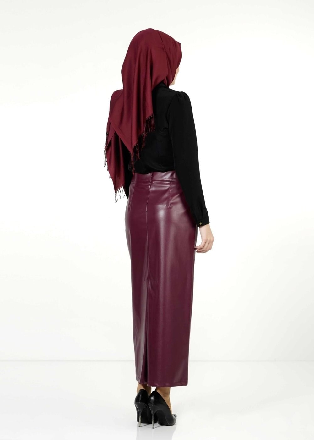 Tesettür giyim SİYAH 4381-1 BLUZ