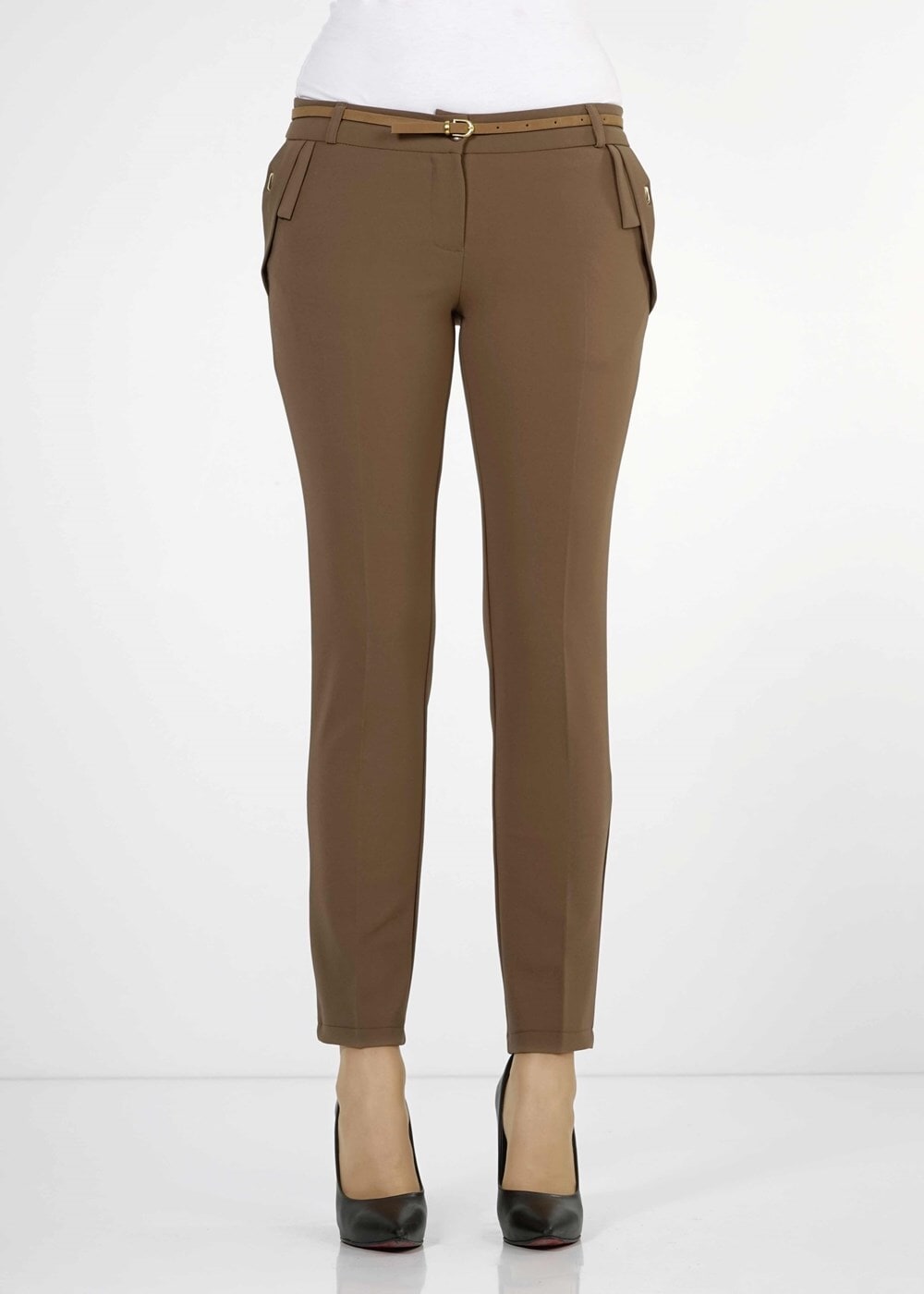 Tesettür giyim HAKİ 3159 PANTOLON