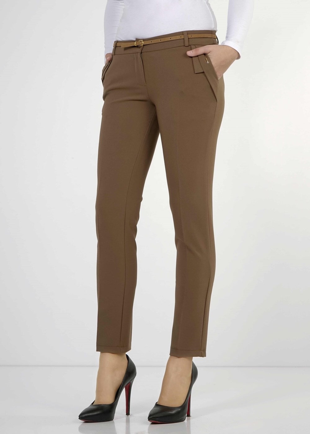 Tesettür giyim HAKİ 3159 PANTOLON