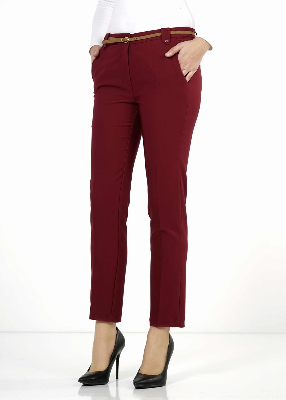 Tesettür giyim BORDO 3161 PANTOLON