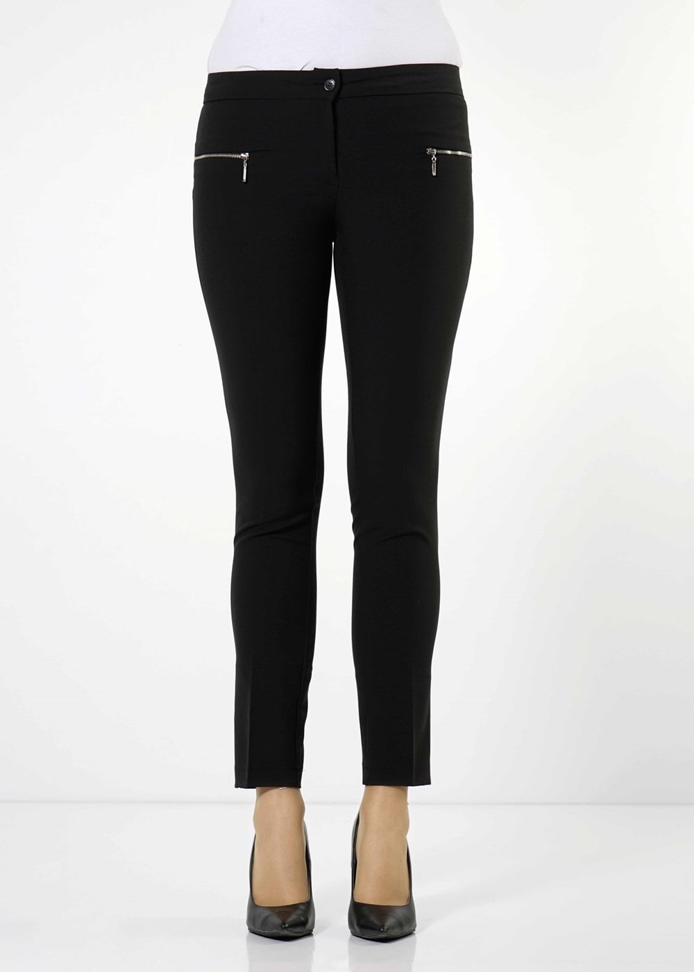 Tesettür giyim SİYAH DAR PAÇA PANTOLON 3165 