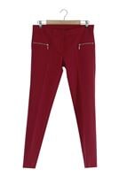 Tesettür giyim BORDO DAR PAÇA PANTOLON 3165 