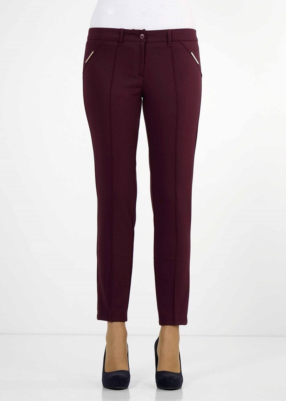 Tesettür giyim MOR DAR PAÇA PANTOLON 3167 