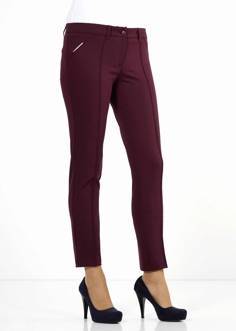 Tesettür giyim MOR DAR PAÇA PANTOLON 3167 