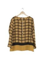 Vêtements hijab ORANGE CHEMISIER À CARREAUX 5341 